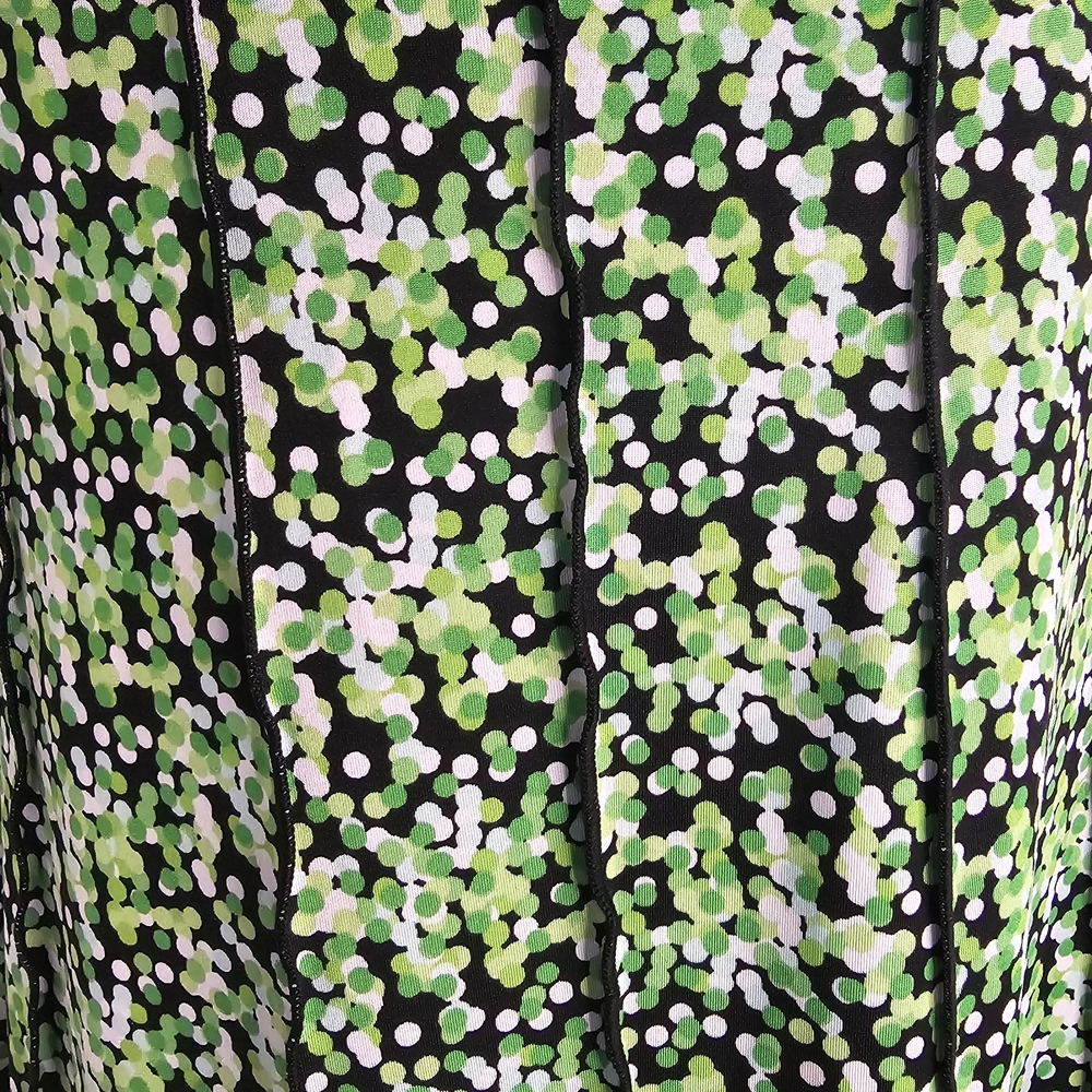 Perceptions Black and Lime Printed Patterned Maxi… - image 11